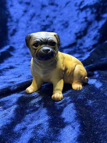 Vintage pug dog figurine - vintage,
