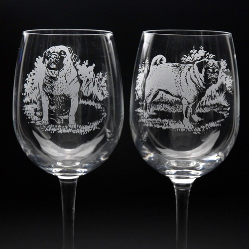 Pug dog crystal - crystal,