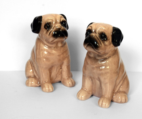 Pug dog novelty salt pepper - pug, dog,