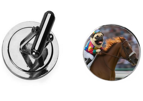 Nai396 pug race horse dome - pug,