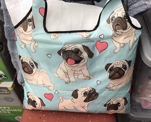 Pug showerproof fold - pug, up